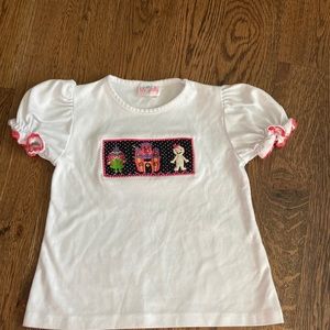 Stellybelly size 4t smocked Halloween too. EUC